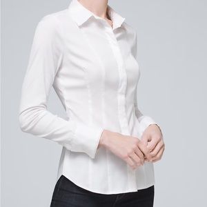 White Button Up Shirt New with Tags